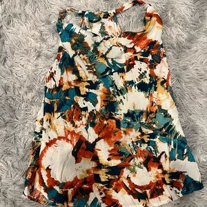 a.n.a Multicolor Abstract Tank Top